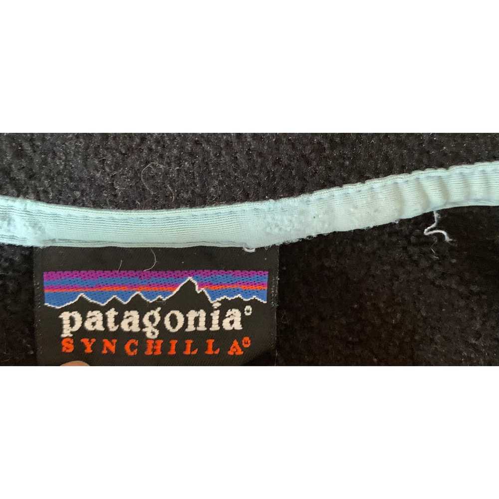 Patagonia Patagonia black synchilla full zip flee… - image 4
