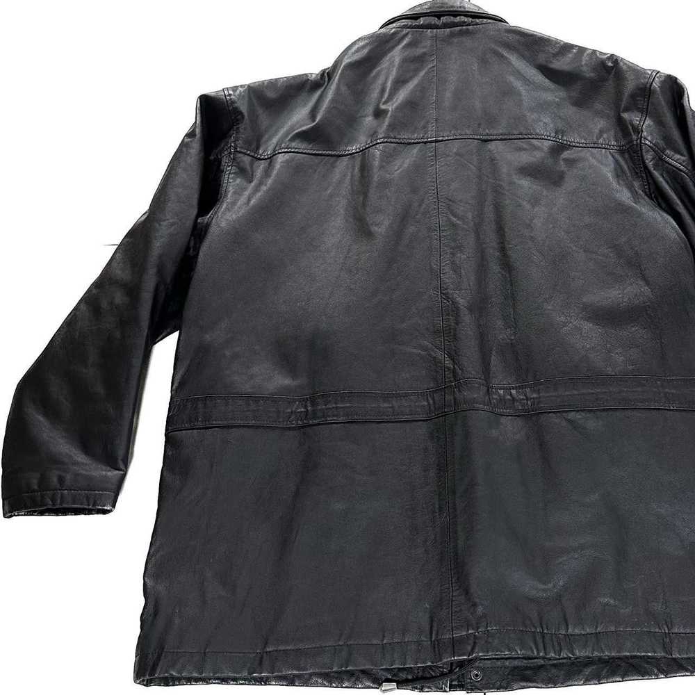 Genuine Leather × Leather Jacket Genuine Leather … - image 4