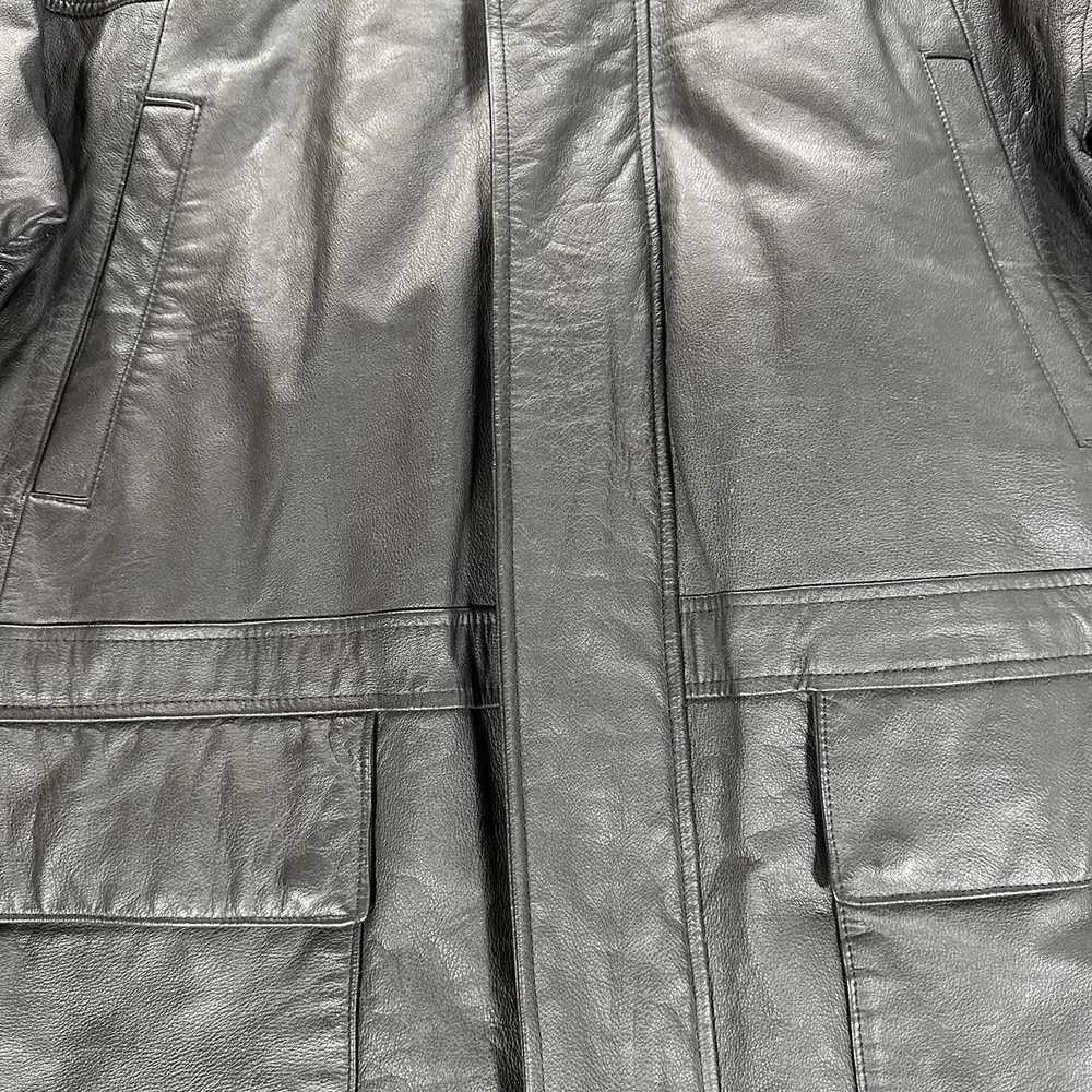 Genuine Leather × Leather Jacket Genuine Leather … - image 7