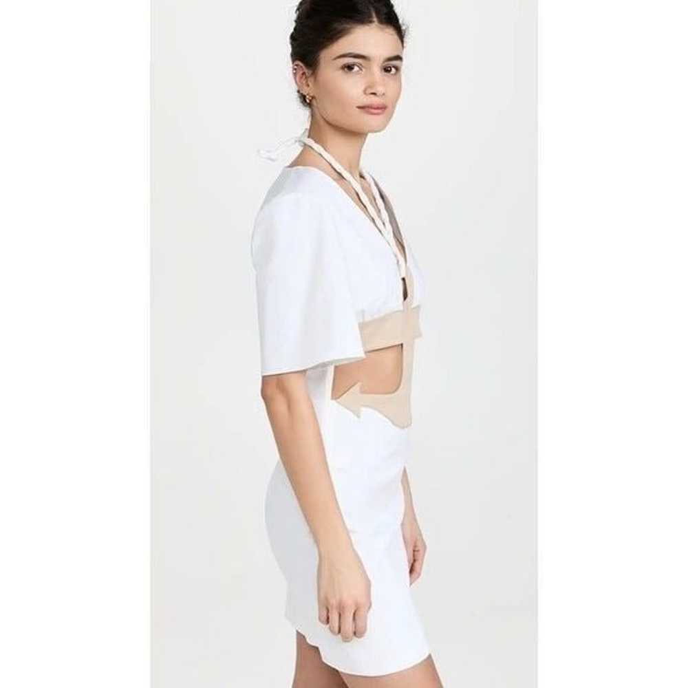 Rosie Assoulin Anchor Aweigh Mini Dress in White … - image 2