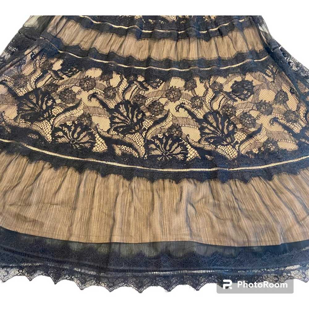 Tadashi Shoji Camilla Tea Length Sheer Lace Dress… - image 9