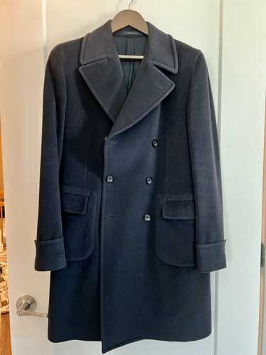 Tagliatore Double Breasted Alpaca-Wool Overcoat