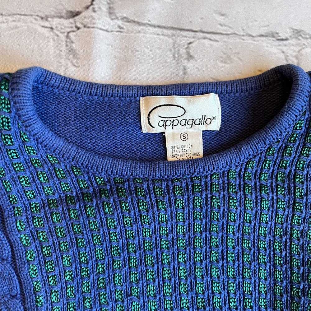Vintage Papagallo VTG Y2K 80s/90s Knit Sweater Sm… - image 3