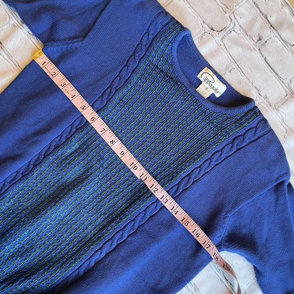 Vintage Papagallo VTG Y2K 80s/90s Knit Sweater Sm… - image 4