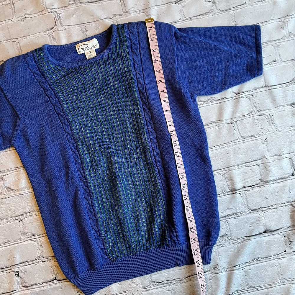 Vintage Papagallo VTG Y2K 80s/90s Knit Sweater Sm… - image 7
