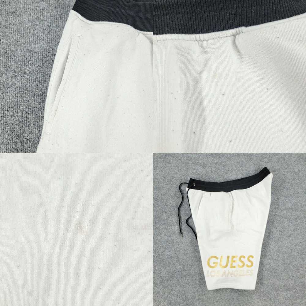 Guess Guess Shorts Men's Large White Sweat Graphi… - image 4