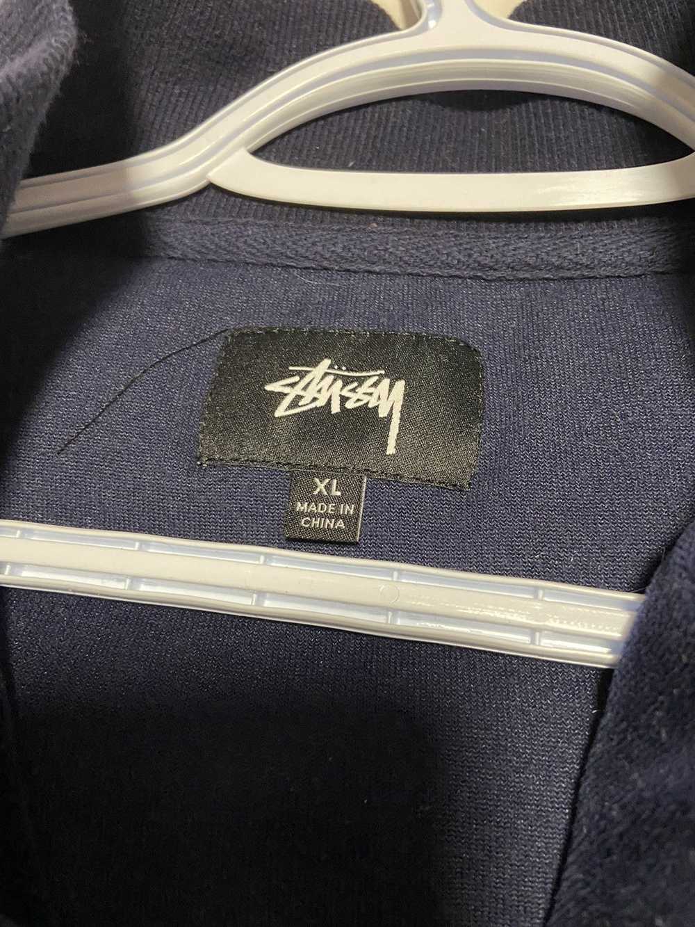 Stussy Stussy velour half zip - image 3