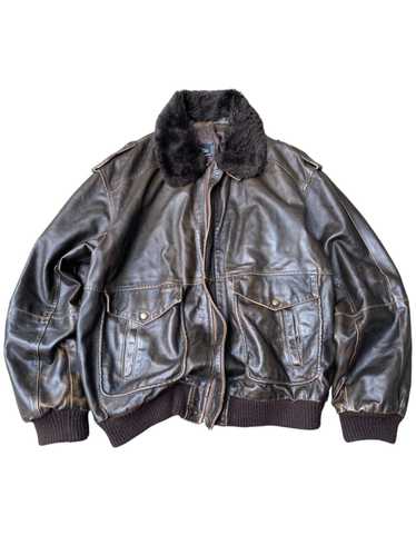 Japanese Brand × Leather Jacket × Vintage RARE🔥VI