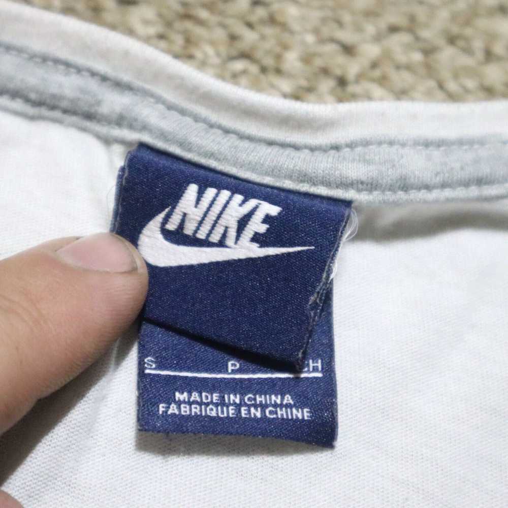 Nike NIKE Cropped Sporty Tee T-Shirt Top White Lo… - image 3