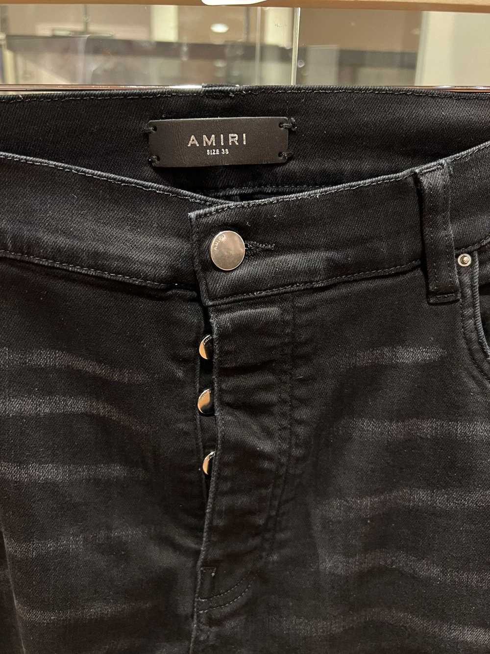 Amiri Amiri mx2 paisley bandana patch denim jeans… - image 2