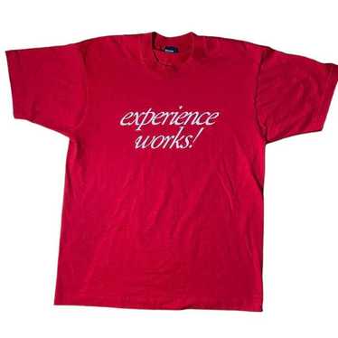 Screen Stars 90s red tee shirt experience