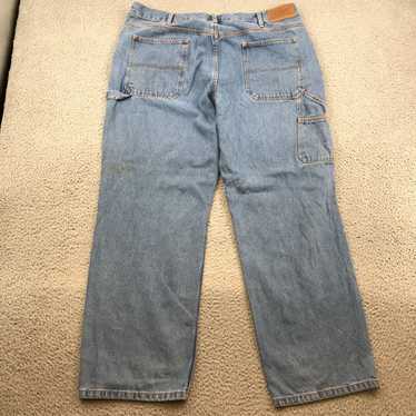 Vintage CE Schmidt Carpenter Jeans Adult 40x32 Bl… - image 1