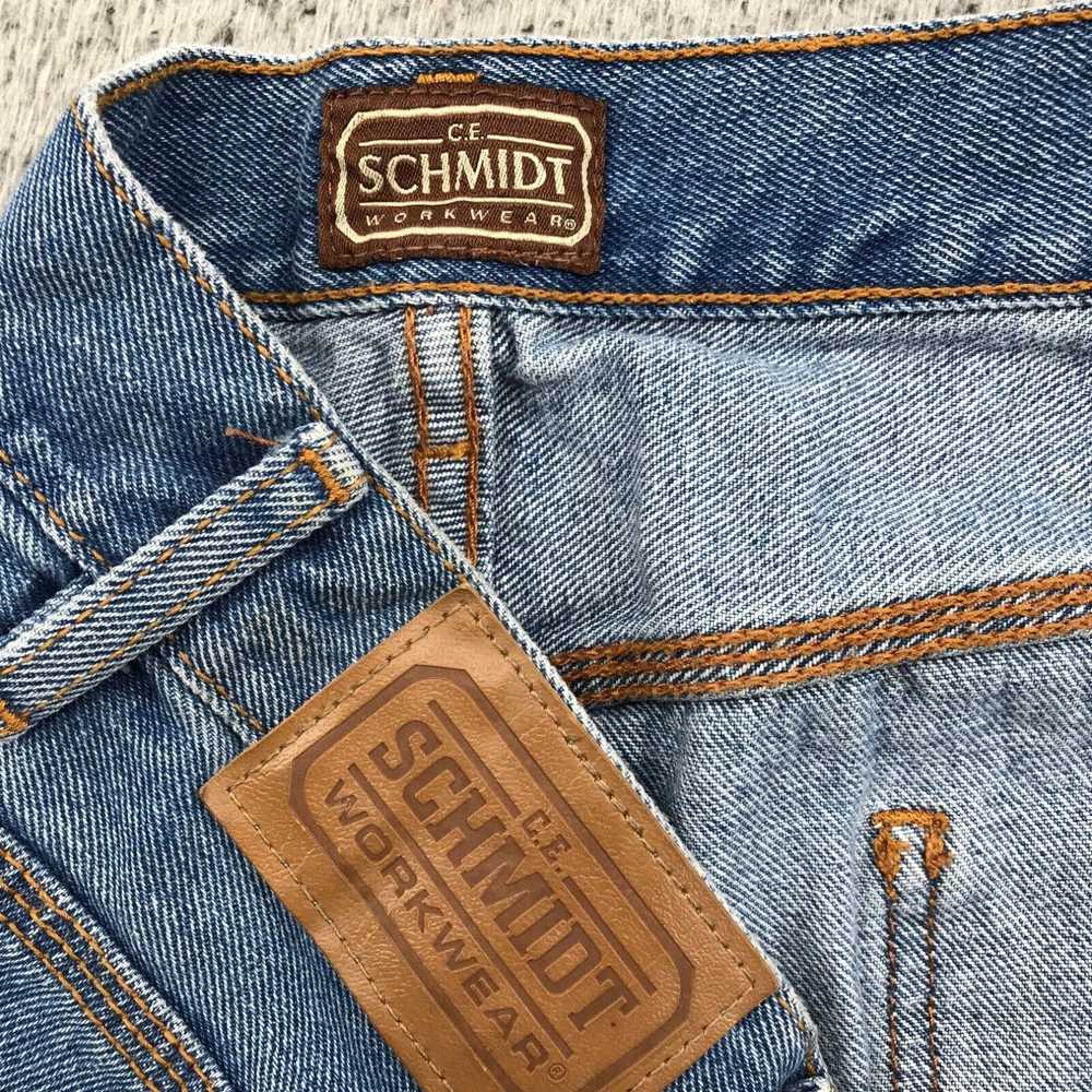 Vintage CE Schmidt Carpenter Jeans Adult 40x32 Bl… - image 3