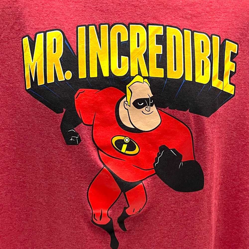 Mr Incredible Shirt Red Short Sleeve Incredibles … - image 3