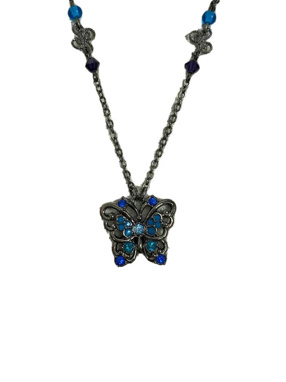 Anna Sui Necklace/--/Blu/With Top/Ladies/Butterfl… - image 1