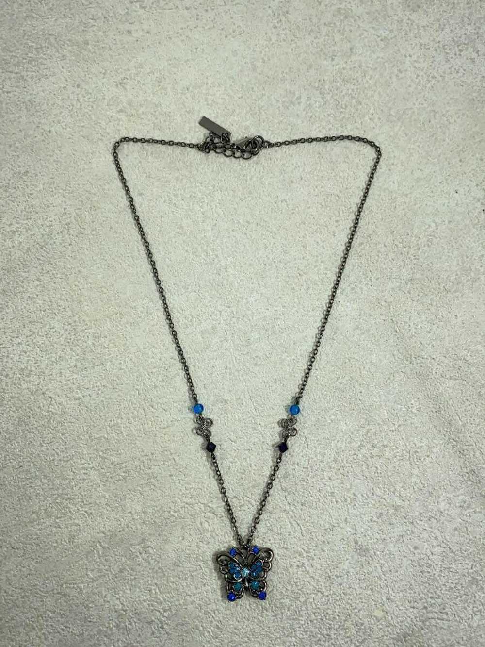 Anna Sui Necklace/--/Blu/With Top/Ladies/Butterfl… - image 2