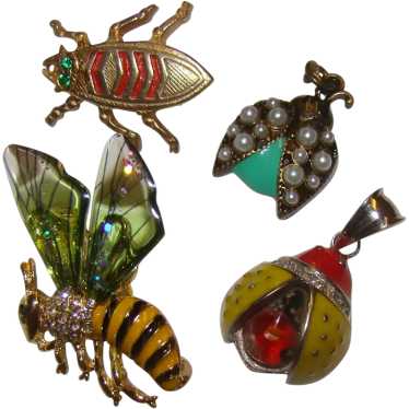 Sweet lot of four buglets, great variety, one sign