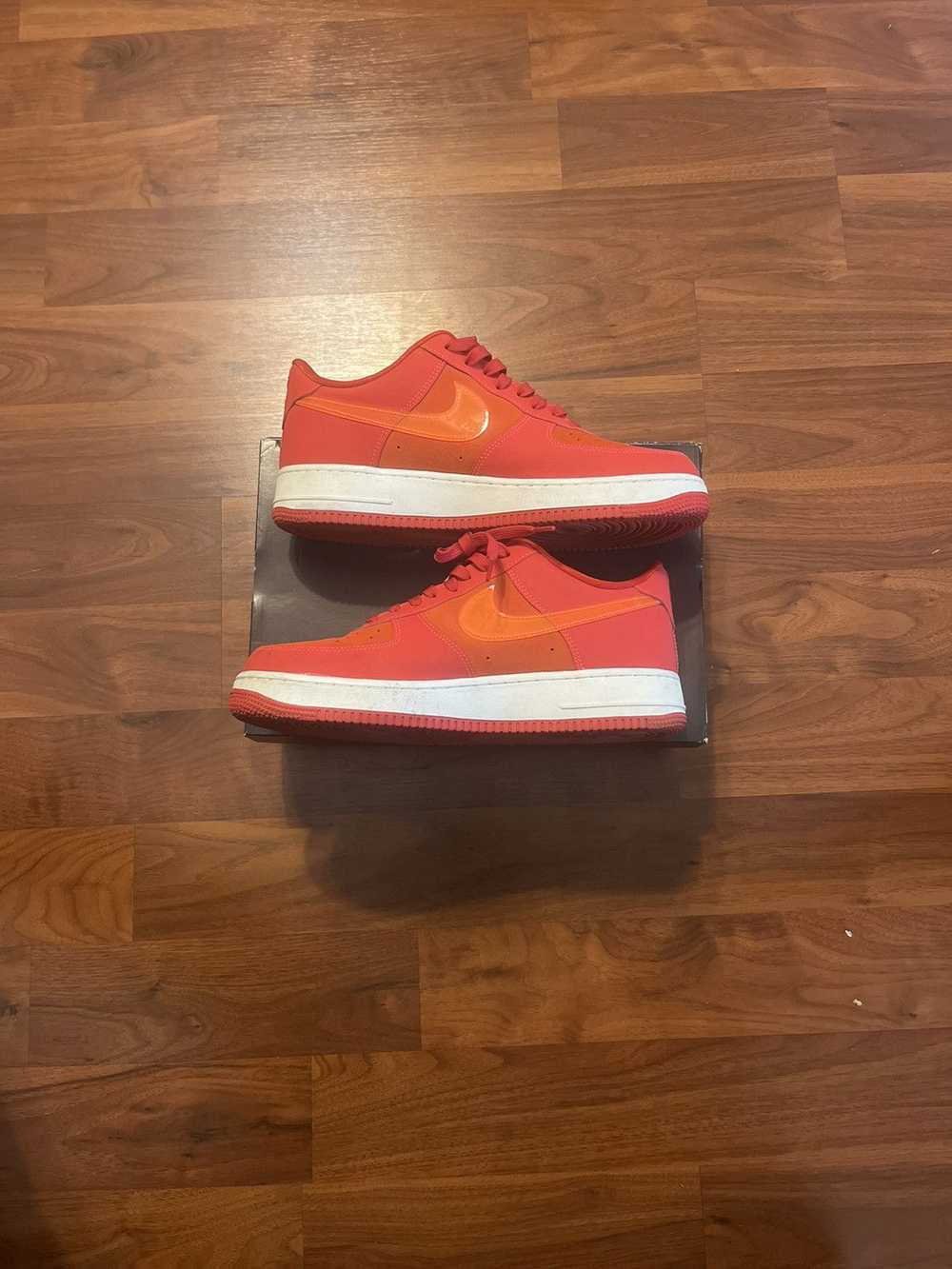 Nike Orange air forces - image 2