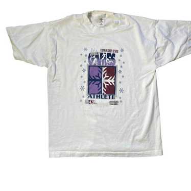 Fruit Of The Loom 90s white nebraska tee shirt - image 1