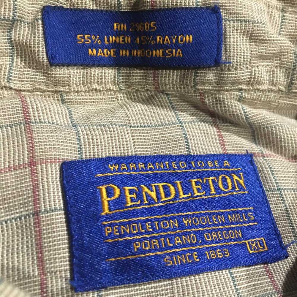 Pendleton Vintage Pendleton Shirt Men's XL Plaid … - image 3