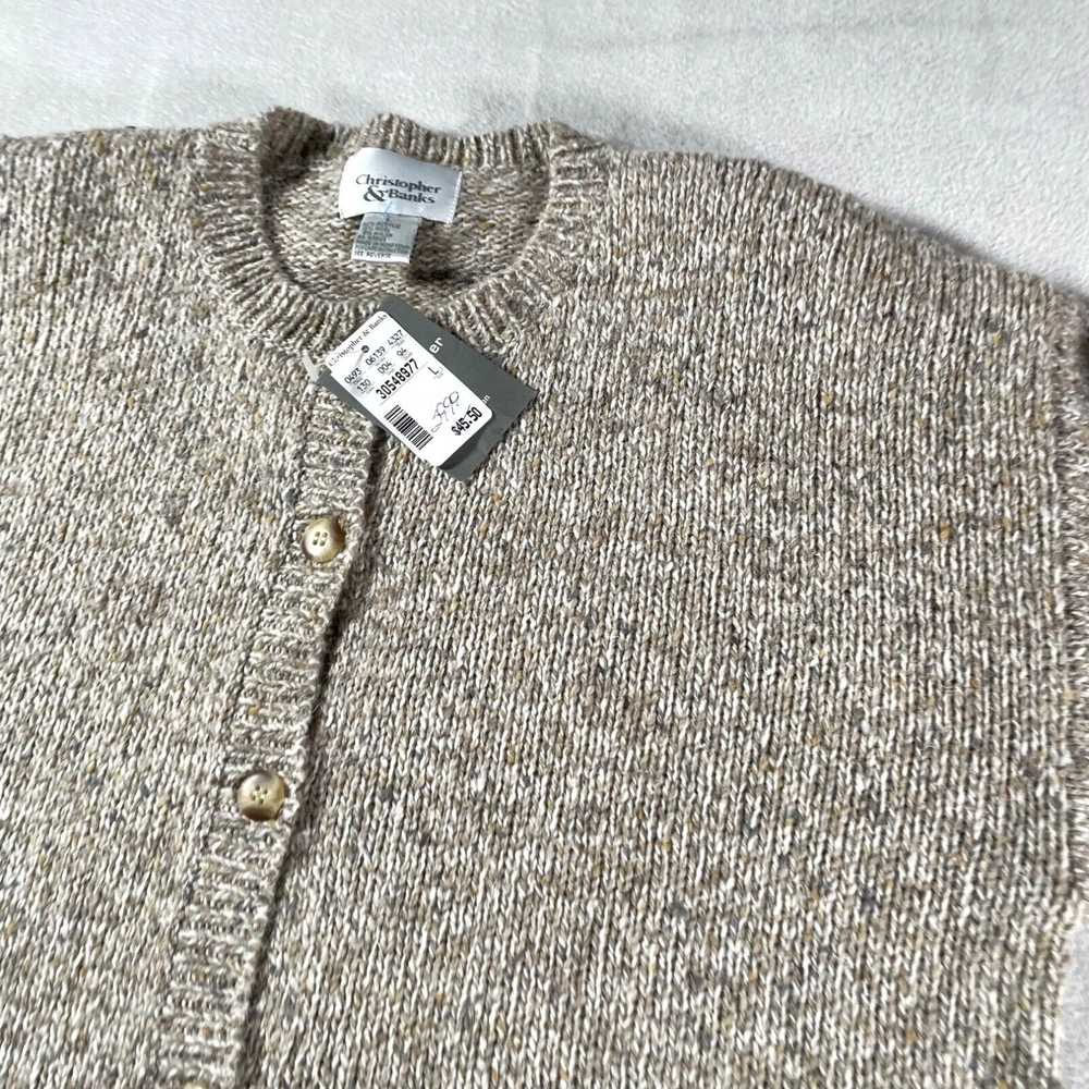 Vintage Christopher And Banks Cardigan Sweater Wo… - image 3