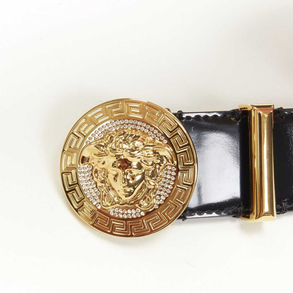 Versace VERSACE Medusa Biggie crystal gold Medall… - image 6