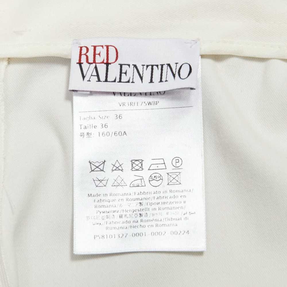 RED Valentino RED VALENTINO cream ribbon bow deta… - image 8