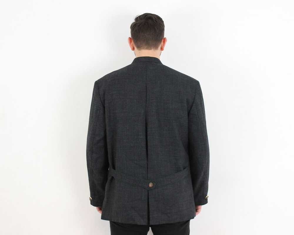 Designer × German × Vintage JULIUS LANG Linen Bla… - image 3