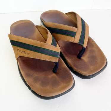 Cole Haan Cole Haan Nike Air Brown Leather Sandal… - image 1