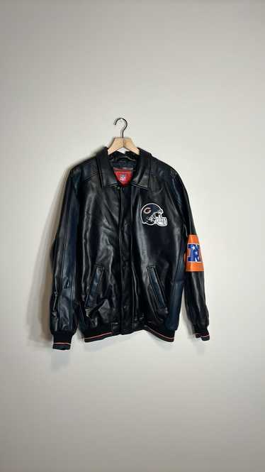 NFL × Streetwear NFL Chicago Bears Leather Jacket