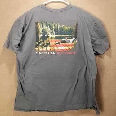 magellan outdoors shirt Mens 2XL Grey Short sleev… - image 1