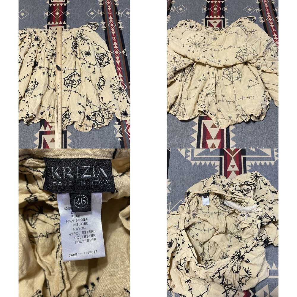 Krizia Krizia Poi Italian Size 46 (US 10) Flax Sk… - image 4