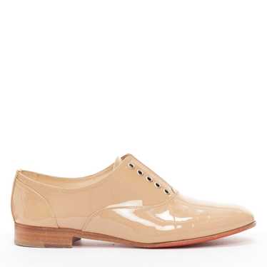 Christian Louboutin CHRISTIAN LOUBOUTIN beige pat… - image 1