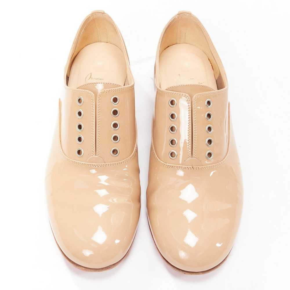 Christian Louboutin CHRISTIAN LOUBOUTIN beige pat… - image 3