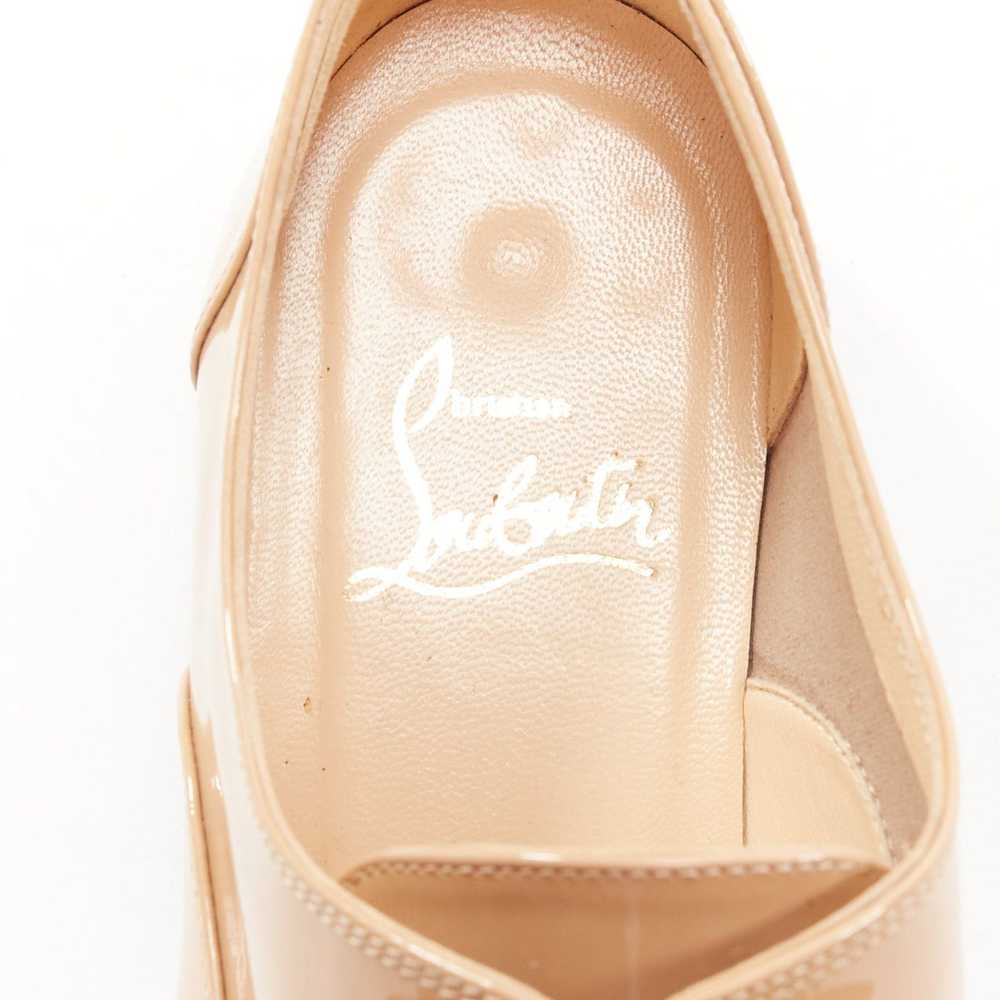 Christian Louboutin CHRISTIAN LOUBOUTIN beige pat… - image 7