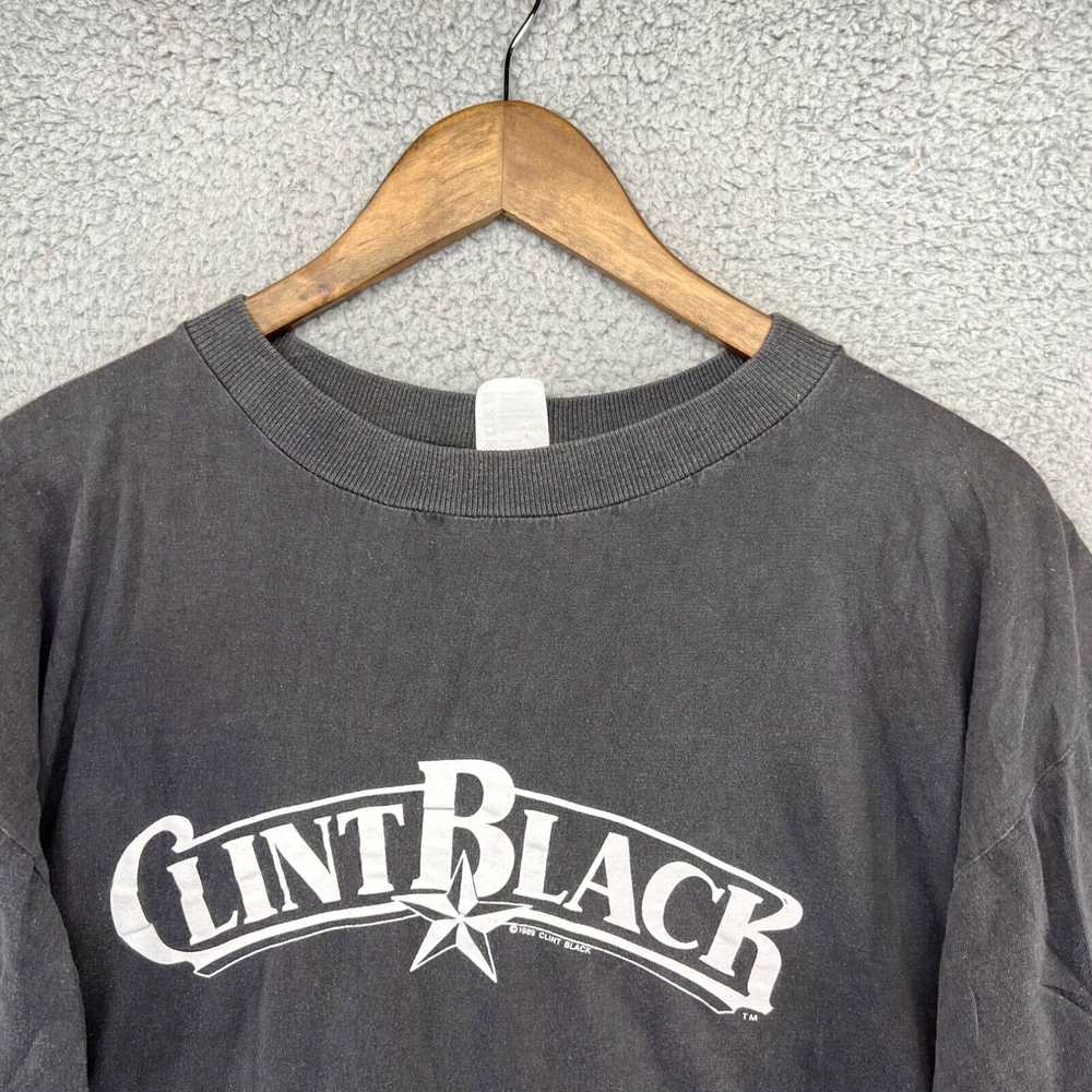 Vintage Vintage Clint Black Shirt Mens Extra Larg… - image 3