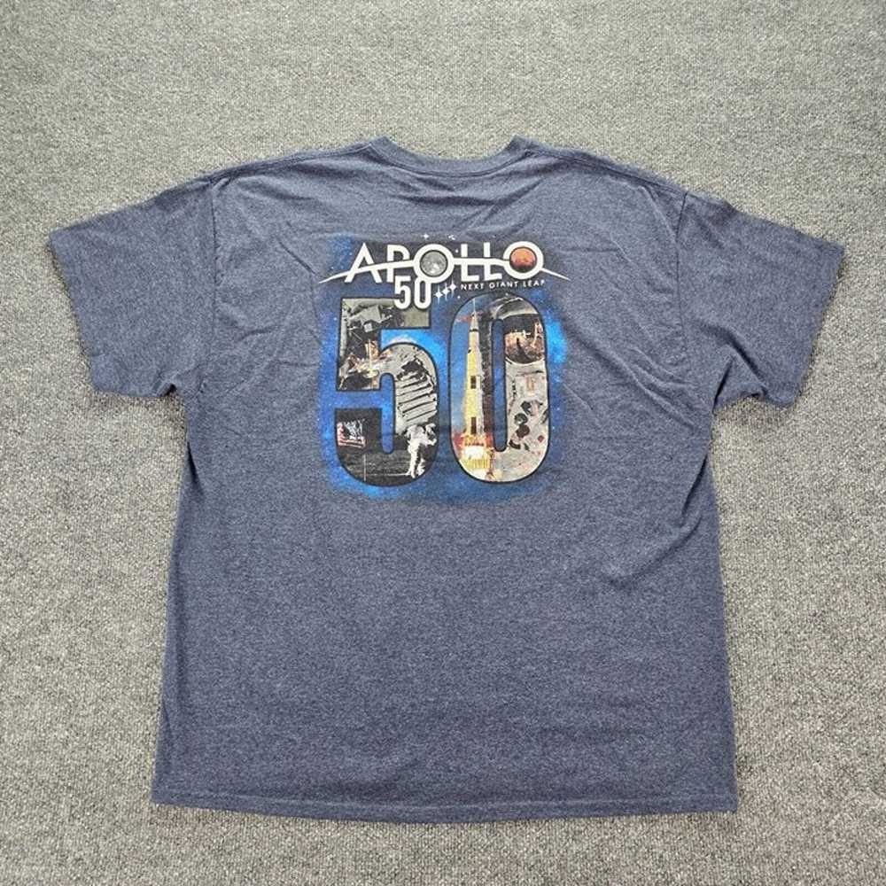 Nasa Mens Tshirt 50th Anniversary Apollo 11 Sz 2XL - image 1