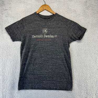 CO Detroit Denim Co Shirt Men's Small Gray Heathe… - image 1
