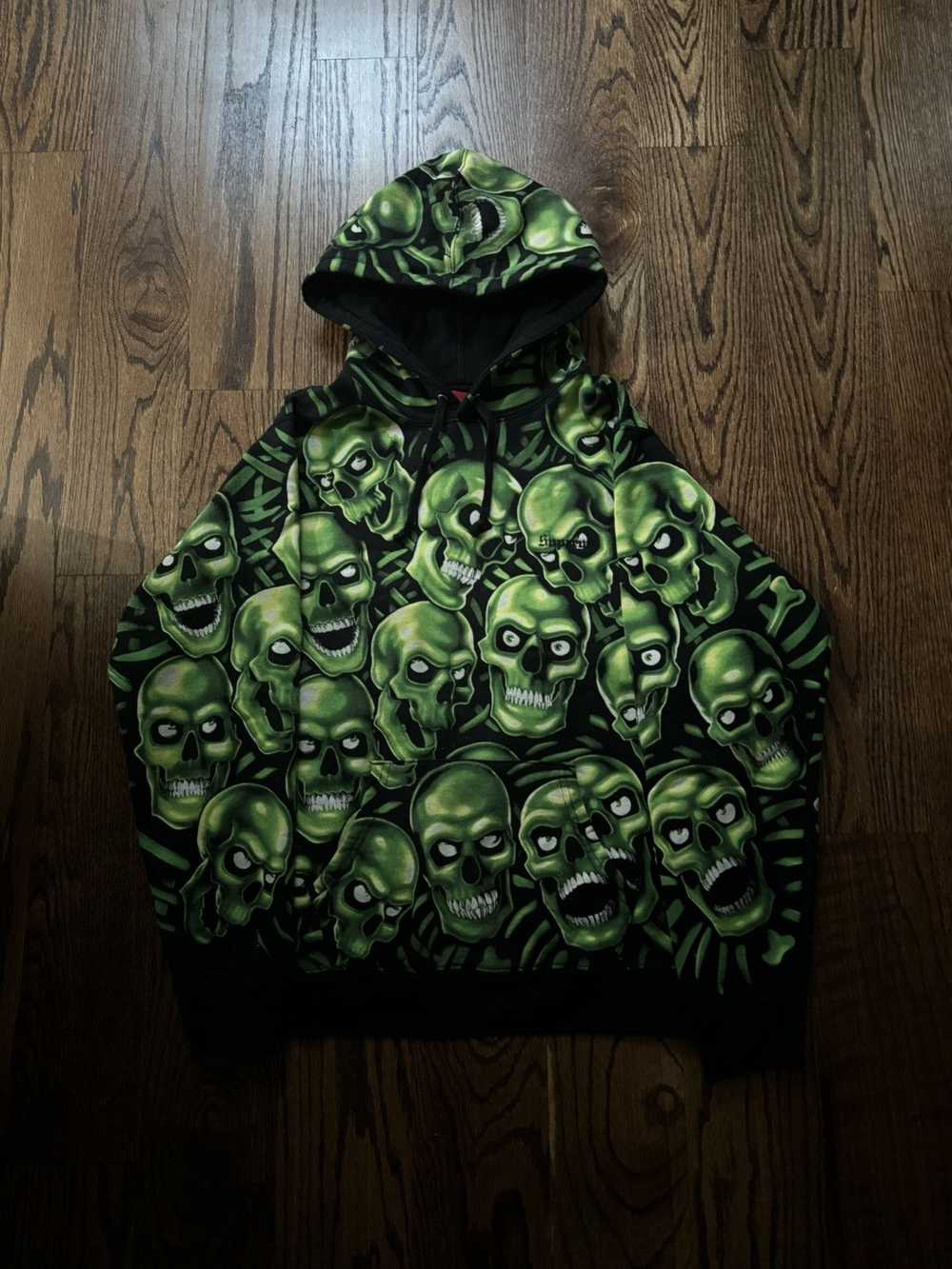 Supreme supreme ss18 skull pile hoodie - image 1