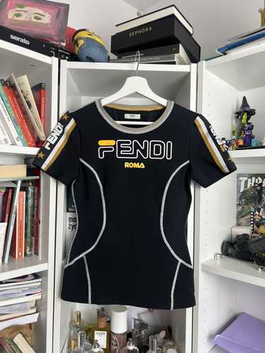 Designer × Fendi × Fila Fendi x fila mania logo f… - image 1