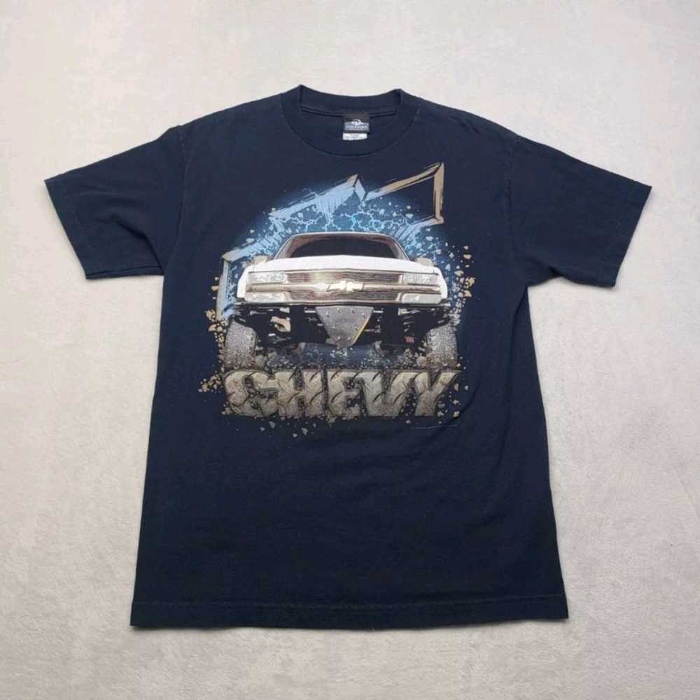 Vintage Y2K Chevy Silverado T Shirt Sz Medium 3D … - image 1