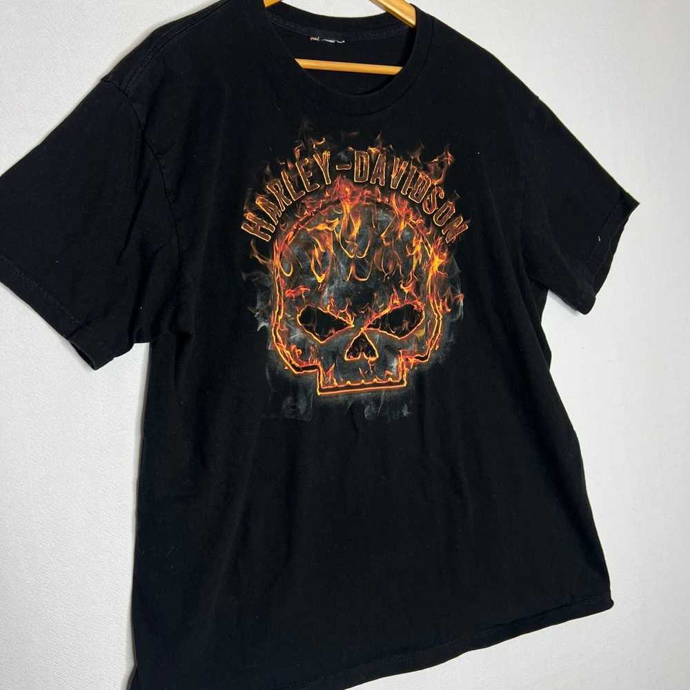 Harley Davidson Flame Skull Biker Arizon Mother R… - image 2