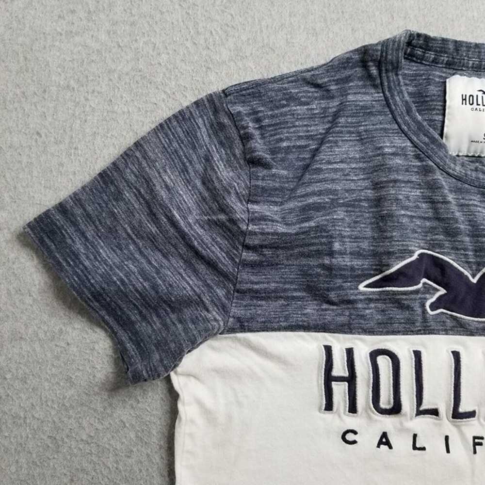 Hollister Shirt Mens Small White Short Sleeve Cre… - image 2