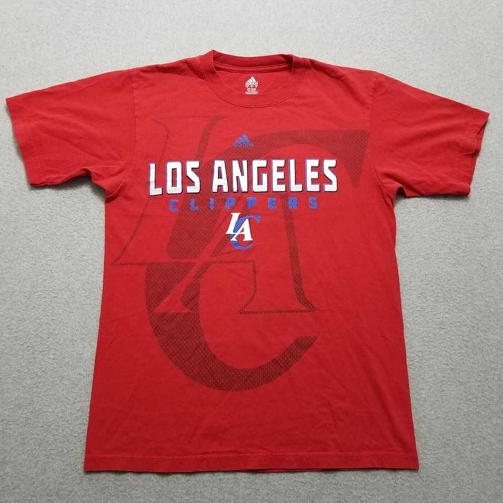 Los Angeles Clippers Shirt Mens Medium Cotton Bas… - image 1