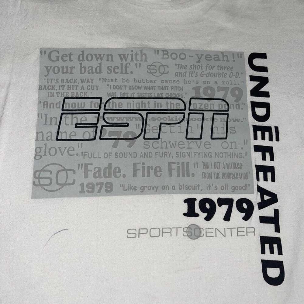 Vintage ESPN “Undefeated 1979" Graphic Sports Cen… - image 4