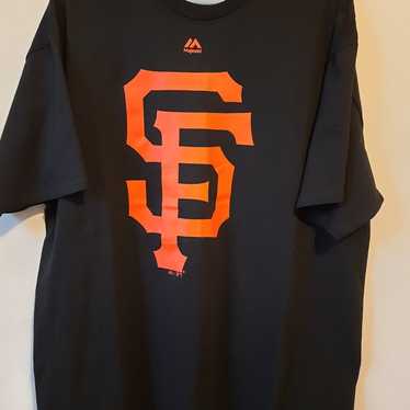 San Francisco Giants Big Logo Majestic Shirt Men'… - image 1