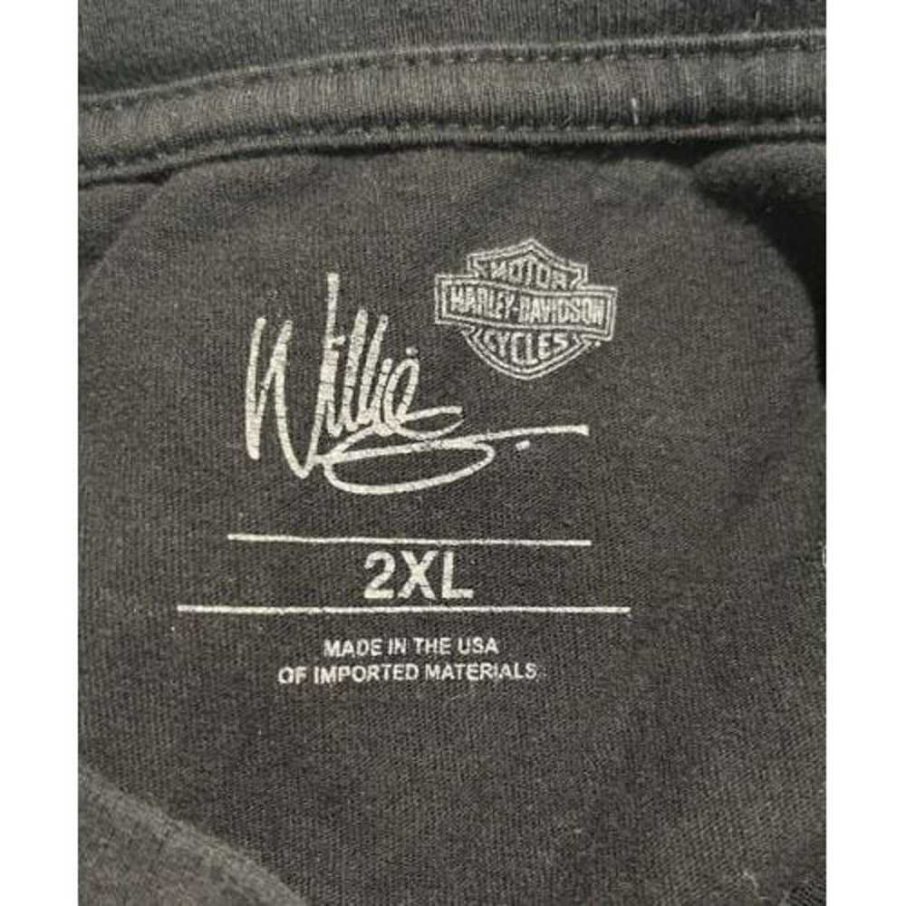 Harley Davidson Willie G T Shirt Mens 2XL Black M… - image 9