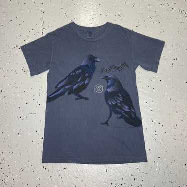 Comfort Colors Bird / Swirl T-Shirt Adult Size Sm… - image 1