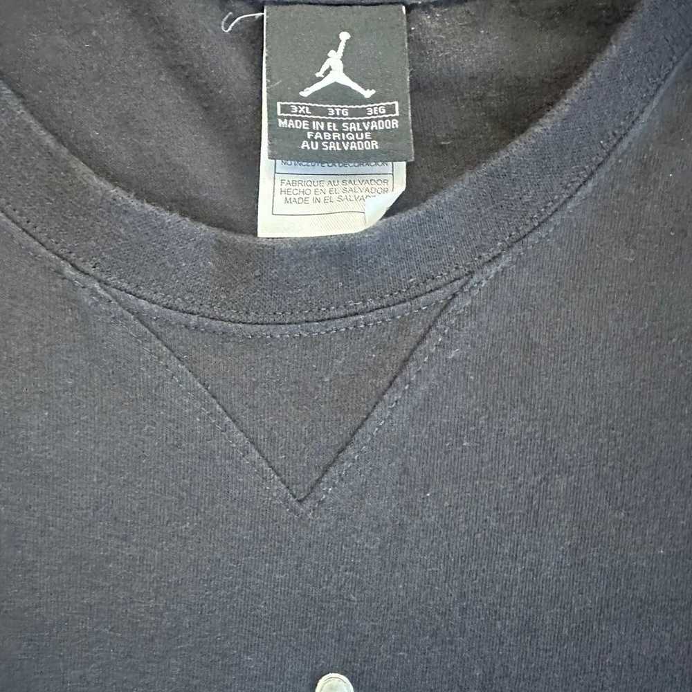 Air Jordan Velvet Raised Jumpman Size 3XL Shirt M… - image 5