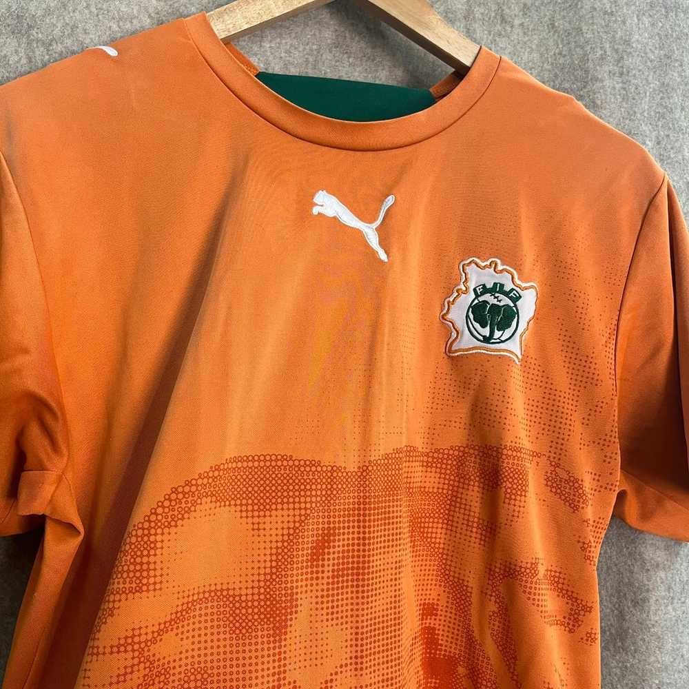 Puma Ivory Coast Y2K Soccer Jersey Size Small - image 2